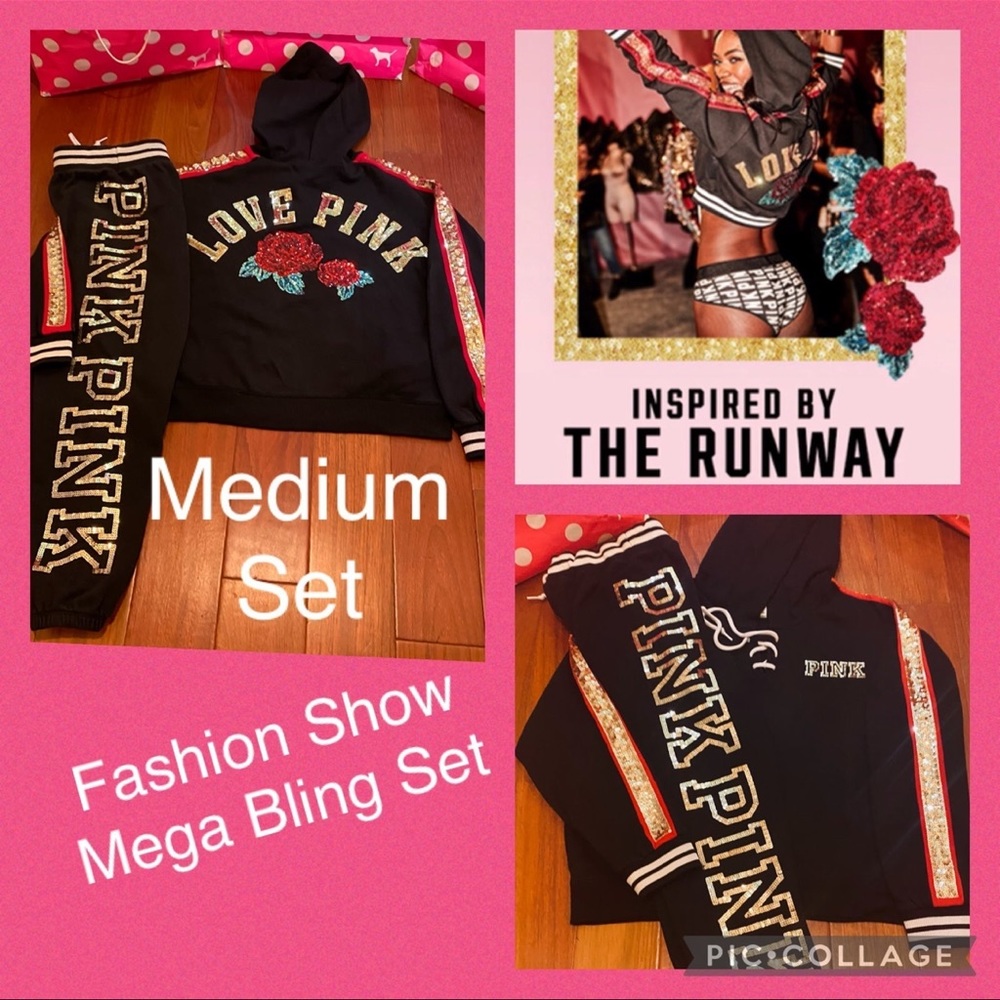 Victoria Secret bling jogger pant suit
